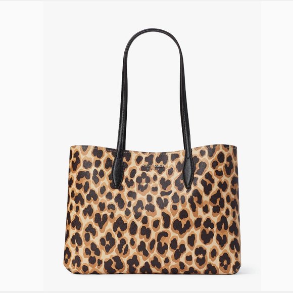 Kate Spade  Leopard Large Tote - Picture 1 of 11